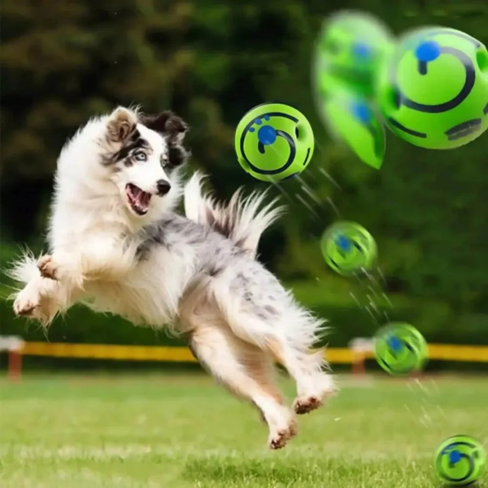 Funny Interactive Giggle Ball - Balls for Dog IQ Training, Pet Interactive Toy, Stimulating Play, Mental Stimulation